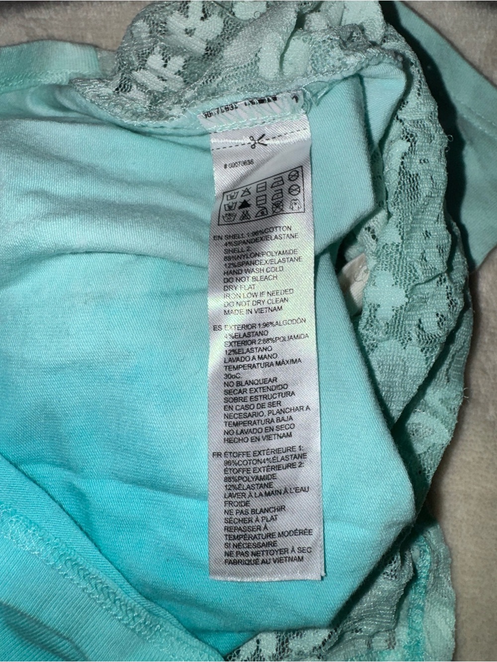 Forever 21 Ombre Crop Top with Sheer Lace Back - Picture 9 of 10